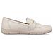 Beige Casual Closed Loafers Mocassino Pelle Scarpe Donna Beige Eu 37, L7455-60 - Foto miniatura 3