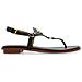Casey Thong Black Sandali Pelle Di Mucca Scarpe Donna Nero Eu 36, 40r4csfa1l-001 - Foto miniatura 1