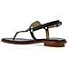 Casey Thong Black Sandali Pelle Di Mucca Scarpe Donna Nero Eu 36, 40r4csfa1l-001 - Foto miniatura 3