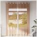 Tende In Voile Con Occhielli 2 Pz Terracotta - Foto miniatura 1