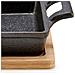 Vassoio Ghisa Quadrato Peq Band Bamboo 14*19*5 Cm 19x14x5 Cm. Colore Nero - Foto miniatura 2