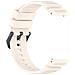 Cinturino Ufficiale Per Ticwatch Atlas 24mm, Silicone Bianco Stile Armatura, Compatibile Con Ticwatch Atlas /pro5 Enduro /itouch Air3 Beige - Foto miniatura 1