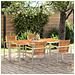 Tavolo da pranzo all'aperto 180x90x75 cm Legno massello di acacia - Foto miniatura 2