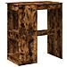 Tavolo Bar con Rastrelliera Rovere 90x47,5x103,5 cm Multistrato - Foto miniatura 1