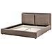 Letto Bouclé Bajonna 180 X 200 Cm Marrone - Foto miniatura 4