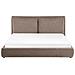 Letto Bouclé Bajonna 180 X 200 Cm Marrone - Foto miniatura 5