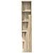 Mobile angolare Bianco 27,5x27x140cm Legno multistrato - Foto miniatura 6