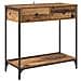 Tavolo consolle con cassetto Legno vecchio 75 x 34,5 x 75 cm - Foto miniatura 1