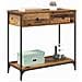 Tavolo consolle con cassetto Legno vecchio 75 x 34,5 x 75 cm - Foto miniatura 3