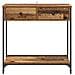 Tavolo consolle con cassetto Legno vecchio 75 x 34,5 x 75 cm - Foto miniatura 6