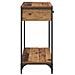 Tavolo consolle con cassetto Legno vecchio 75 x 34,5 x 75 cm - Foto miniatura 7