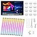 Strisce Led Rgb Smart Fai-da-te, Controllo Wifi Bluetooth, 12 Sezioni - Perfette Per L'arredamento Domestico White - Foto miniatura 1