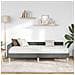 Struttura Letto Angolare con Materasso 2 pcs Grigio Tessuto - Foto miniatura 3