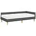 Struttura Letto Angolare con Materasso 2 pcs Grigio Tessuto - Foto miniatura 4