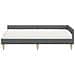 Struttura Letto Angolare con Materasso 2 pcs Grigio Tessuto - Foto miniatura 5
