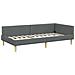 Struttura Letto Angolare con Materasso 2 pcs Grigio Tessuto - Foto miniatura 6