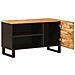 Mobile TV Marrone 80 x 33 x 46 cm Legno di mango massello - Foto miniatura 2