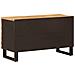 Mobile TV Marrone 80 x 33 x 46 cm Legno di mango massello - Foto miniatura 5