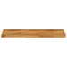 Piano Tavolo Bordi Vivi 100x30x2,5cm in Legno Massello di Mango - Foto miniatura 3