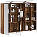 Mobiletto per specchio da bagno Legno vecchio 80 x 14.5 x 70 cm - Foto miniatura 3