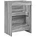 Mobiletto da Bagno Sotto Lavabo Sonoma grigio 56 x 37,5 x 81 cm - Foto miniatura 5