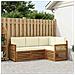 Set divani con cuscino 4 pcs Legno di Acacia Massello - Foto miniatura 2
