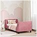 Struttura letto bambini con testata Rosa 80 x 160 cm Velluto - Foto miniatura 2