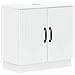 Armadio per Lavabo da Bagno HOORN Bianco 59,5 x 31,5 x 56 cm - Foto miniatura 1