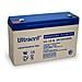 IBT-PS-UL126 - Batteria Ricaricabile 6V 12Ah, Ultracell UL12-6 (Faston 187 - 4.8 mm)  - Foto miniatura 1