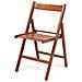 Sedia Pieghevole In Faggio Di Alta Qualita Colore Noce 43x48xh. 79 Cm - Foto miniatura 2