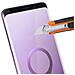 Pellicola Galaxy S9 Plus Vetro Temperato Muvit + Applicatore Bordi Neri Ricurvi - Foto miniatura 5