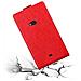 Custodia Compatibile Con Nokia Lumia 625 In Rosso Mela - Coperchio Protettivo In Design Flip Con Chiusura Magnetica - Foto miniatura 2
