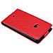 Custodia Compatibile Con Nokia Lumia 625 In Rosso Mela - Coperchio Protettivo In Design Flip Con Chiusura Magnetica - Foto miniatura 3