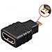 Adattatore Hdmi A Micro Hdmi Tipo D F / m - Foto miniatura 2