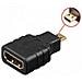Adattatore Hdmi A Micro Hdmi Tipo D F / m - Foto miniatura 1