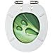 Tavolette Wc Chiusura Ammortizzata 2pz Mdf Verde Goccia D'acqua - Foto miniatura 6