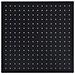 Testa Doccia A Pioggia In Acciaio Inox 40x40 Cm Quadrata Nera - Foto miniatura 4