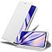 Custodia Compatibile Con Samsung Galaxy A90 5g In Classy Argento - Coperchio Protettiva Con Chiusura Magnetica, Funzione Stand E Tasca Per Le Carte - Foto miniatura 1