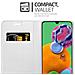 Custodia Compatibile Con Samsung Galaxy A90 5g In Classy Argento - Coperchio Protettiva Con Chiusura Magnetica, Funzione Stand E Tasca Per Le Carte - Foto miniatura 4