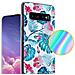 Custodia Compatibile Con Samsung Galaxy S10 4g Con Foglie Di Tartaruga - Coperchio Protettivo In Silicone Tpu Con Motivo Floreale - Foto miniatura 3