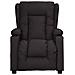Poltrona Massaggiante Reclinabile Nera In Similpelle - Foto miniatura 3