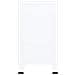 Armadio Classificatore Industriale Bianco 75x40x80cm In Acciaio - Foto miniatura 7
