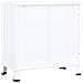 Armadio Classificatore Industriale Bianco 75x40x80cm In Acciaio - Foto miniatura 8
