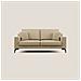 Prestige Divano Moderno In Microfibra T11 Beige - Foto miniatura 1