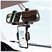 Supporto Auto Per Smartphone Fissaggio Retrovisore Ruotabile 360° Nero - Foto miniatura 5
