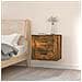 Comodino A Muro Rovere Fumo 50x36x47 Cm - Foto miniatura 1