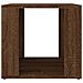 Comodino Rovere Marrone 41x40x36 Cm In Legno Multistrato - Foto miniatura 6