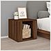 Comodino Rovere Marrone 41x40x36 Cm In Legno Multistrato - Foto miniatura 1