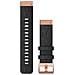 Cinturino In Nylon Quickfit 20mm, Heathered Black, Rose Gold - Foto miniatura 3