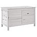 Contenitore Giardino Bianco 99x49,5x58,5cm Legno Massello Abete - Foto miniatura 2